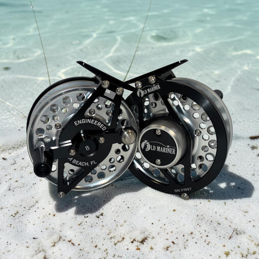 Old Mariner 8 Standard Drag Saltwater Reel – 150yd 20# Dacron, 7.4 oz